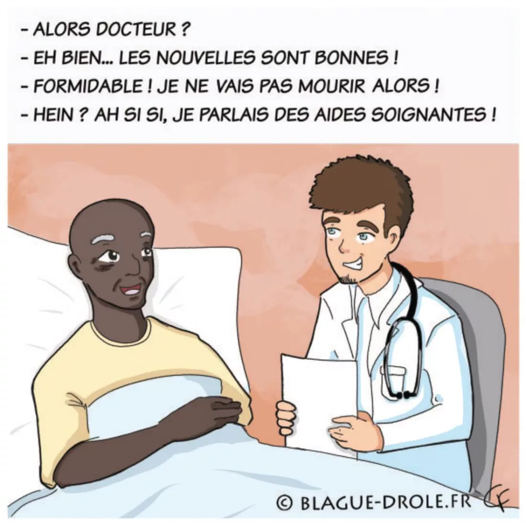 blague médecin hôpital - humour noir